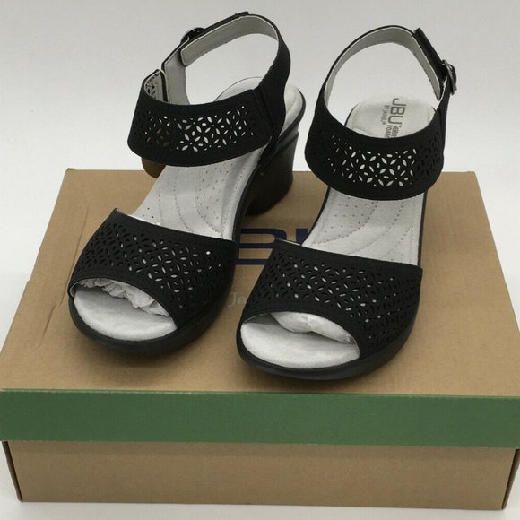 Women’s JBU By Jambu Black Toledo Memory Foam Sz 6 - Picture 2 of 9